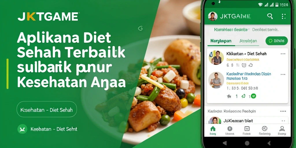 Tampilan antarmuka utama JKTGAME yang menarik untuk Diet Sehat.