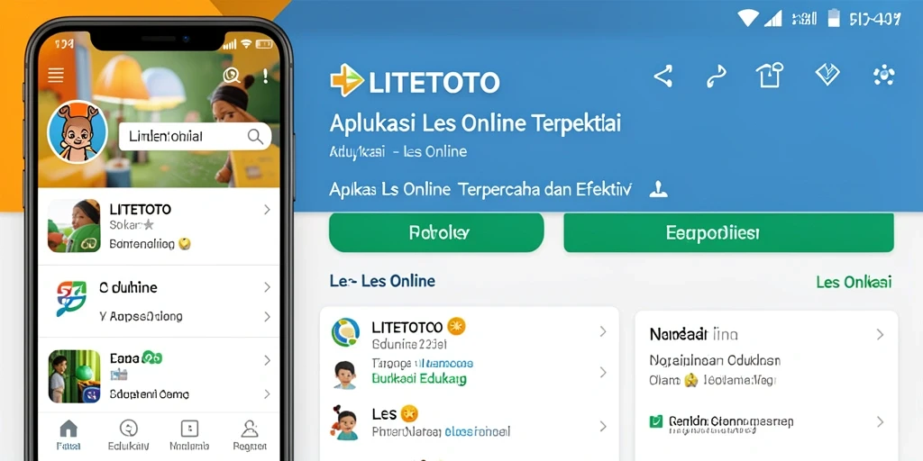 Antarmuka aplikasi LITETOTO yang intuitif dan interaktif.
